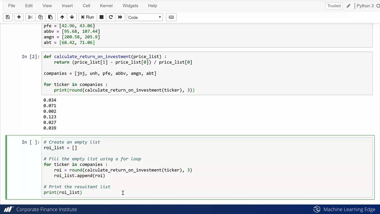 Python Course for Finance - Machine Learning