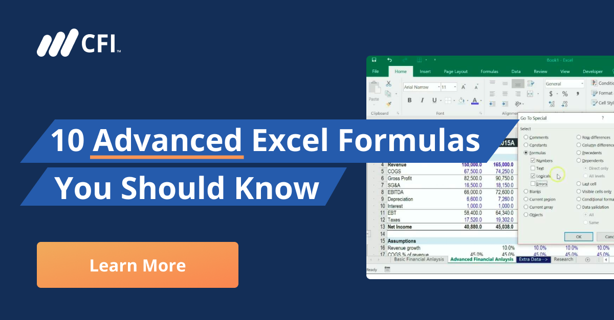 Advanced Excel Formulas And Functions You Must Know