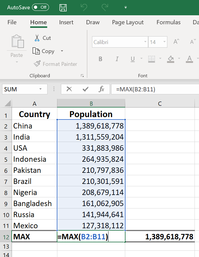 Ms Excel Is