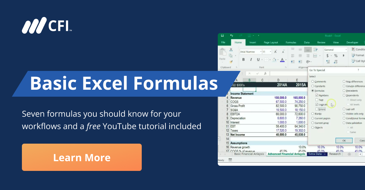 Tutorial: Microsoft Excel Glossary, Excel Classes