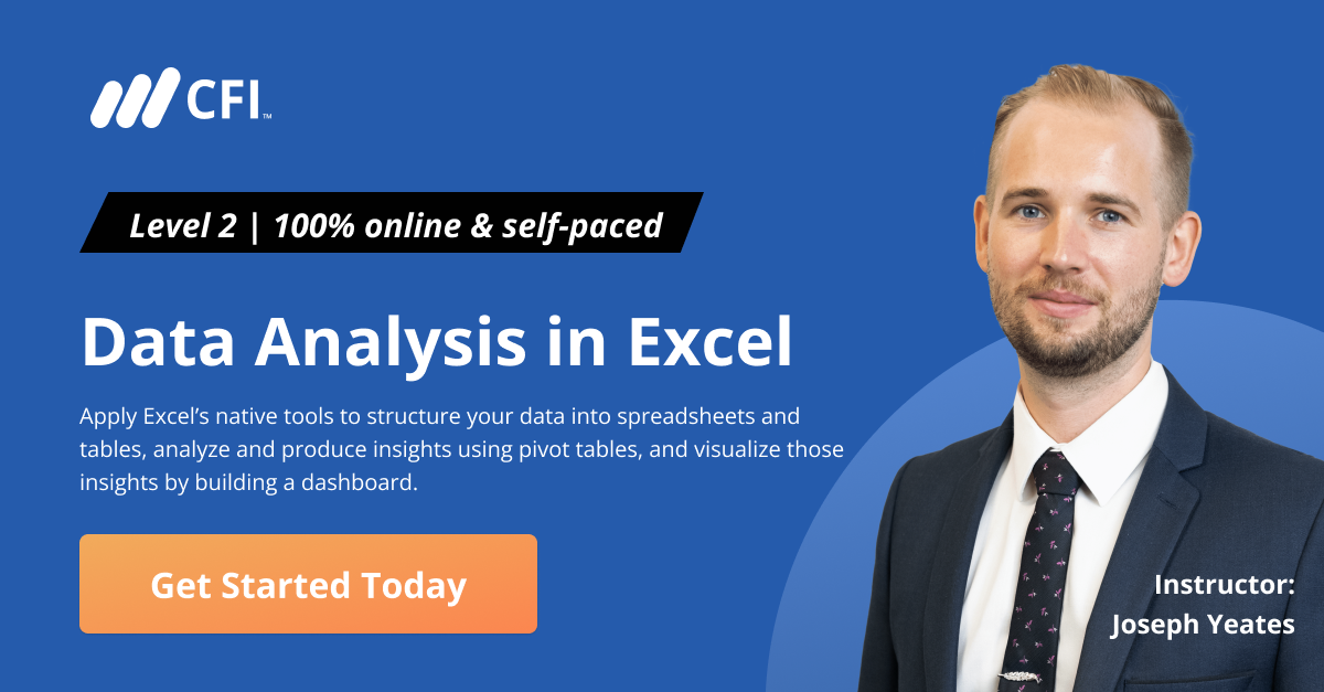 Fundamentals Of Data Analysis In Excel 0821