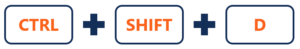 Duplicate slide - CTRL SHIFT D (PowerPoint Shortcut Keys)