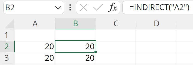 Excel INDIRECT Function - Formula, Example, How To Use INDIRECT