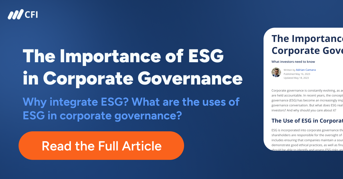 The Importance of ESG in Corporate Governance