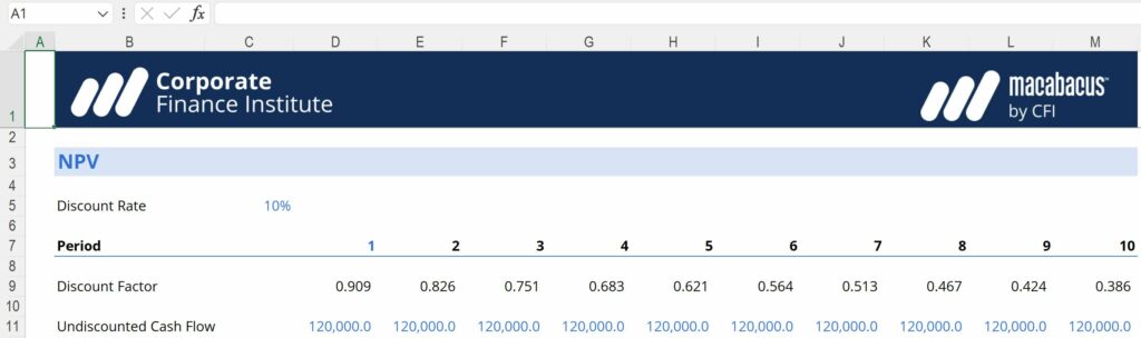 NPV Function - Formula, Examples, How to Calculate NPV in Excel