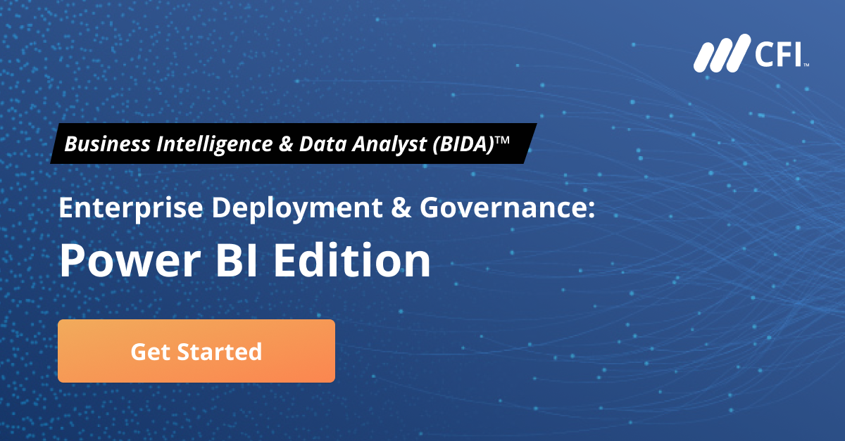 Enterprise Governance BI Course: Reporting with Power BI | CFI