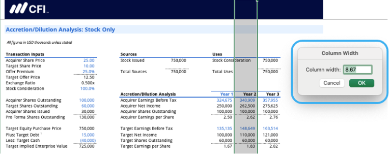 How to Adjust Column Width in Excel: A Complete Guide | CFI