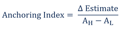 Anchoring Index