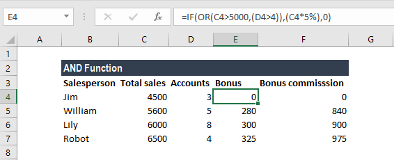 AND Function - Example 1b