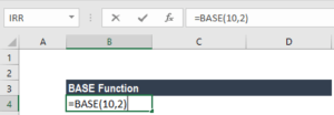 BASE Function - Formula, Examples, How to Use