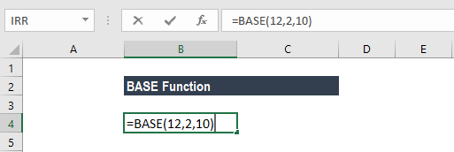 BASE Function - Example 2