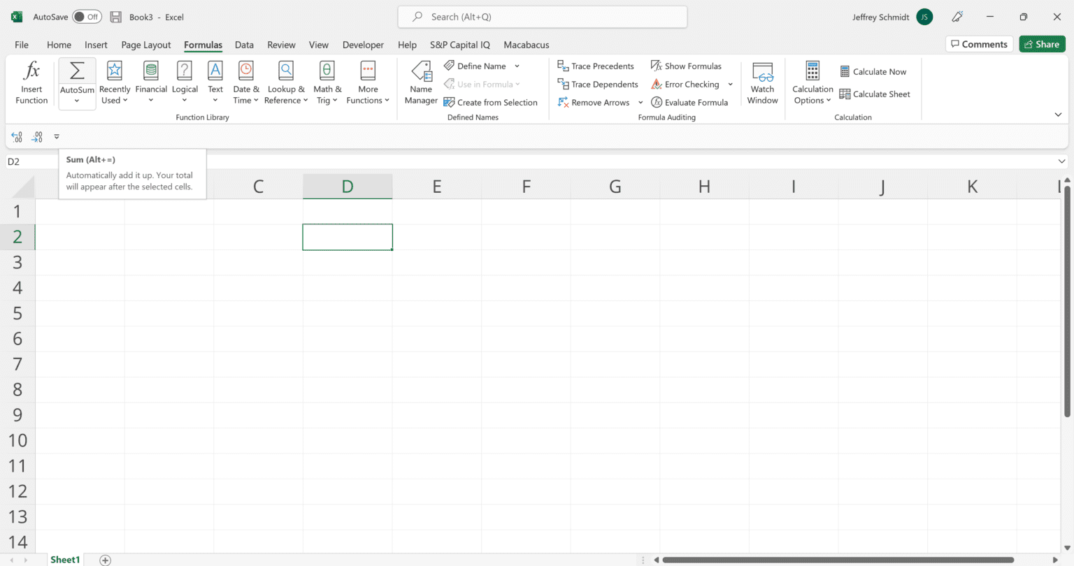 Basic Excel Formulas - List Of Important Formulas For Beginners