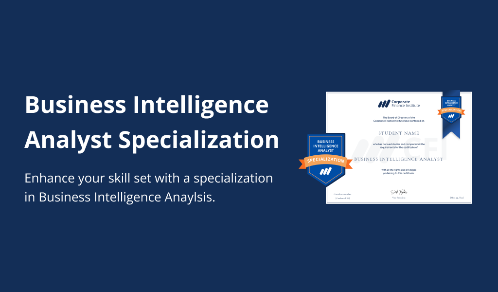 Business Intelligence Analyst Specialization Course Bundle CFI