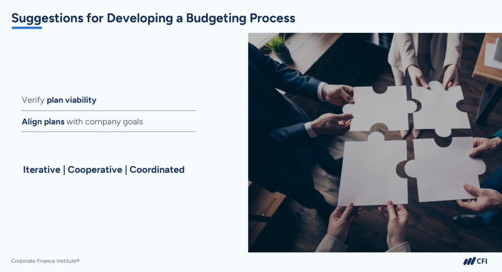 Budgeting Process - Suggestions for Developing a Budgeting Process