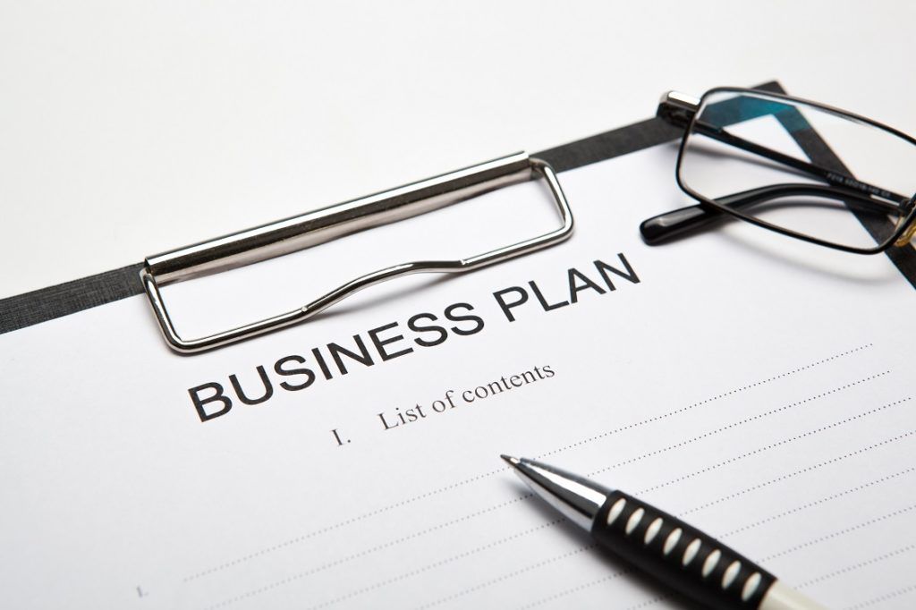 Business Plan - Document with the words Business Plan on the title