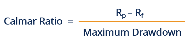 Calmar Ratio - Formula