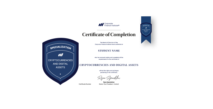 Cryptocurrency &amp; Digital Assets Certificate