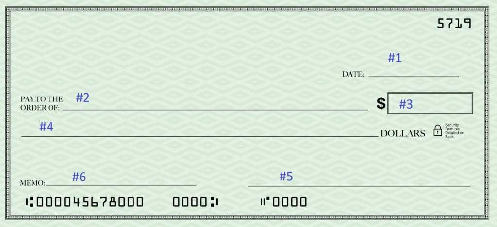 How To Write A Check Learn How To Fill Out A Check Example