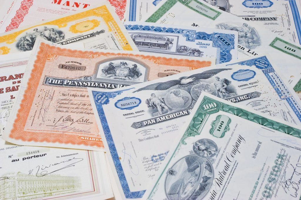 Commercial Paper - Image of commercial papers in various denominations