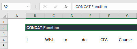 Concat Function In Excel Formula Examples How To Use