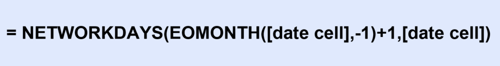 Contractor Expense Forecasting - NETWORKDAYS Function