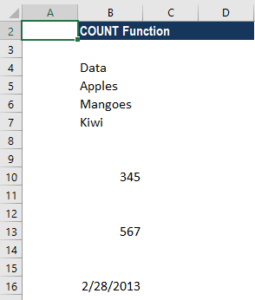 COUNT Function - Formula, Examples, How to Use COUNT