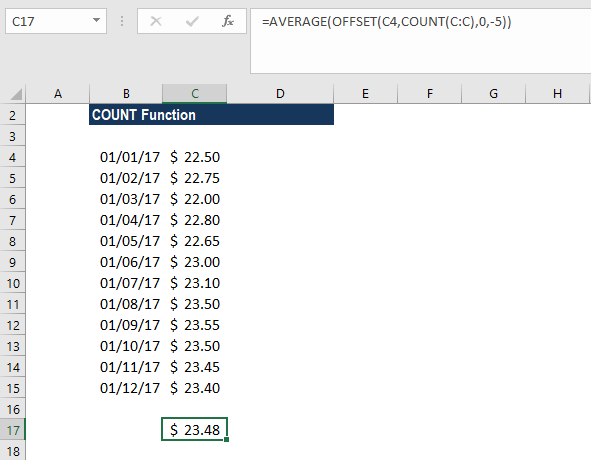COUNT Function - Example 3b