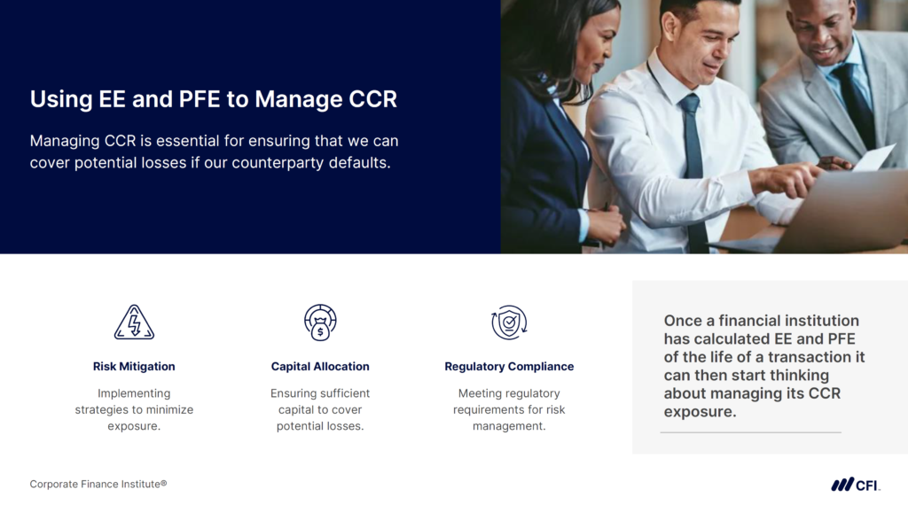 Counterparty Credit Risk - Using EE and PPE to manage CCR