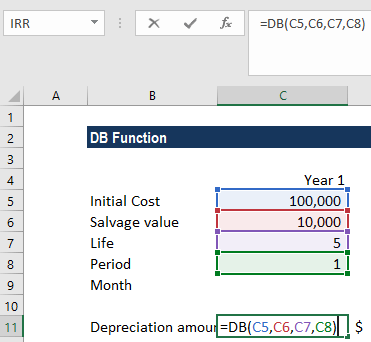 DB Function - Example 1