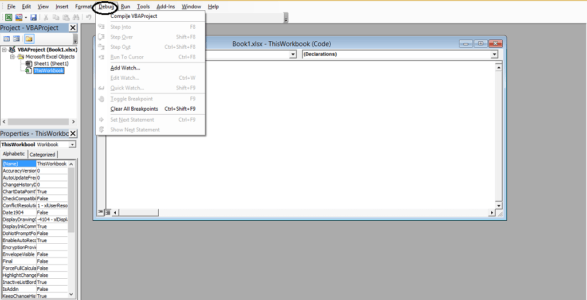 VBA: How to Debug Code - Overview, Tools, Shortcut Keys