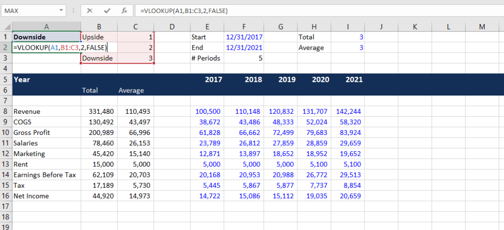 VLOOKUP Scenario 1b