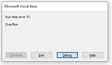 Types Of Errors In Vba For Excel List And Examples