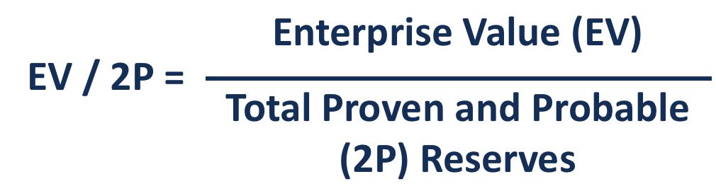 EV/2P Ratio - Formula