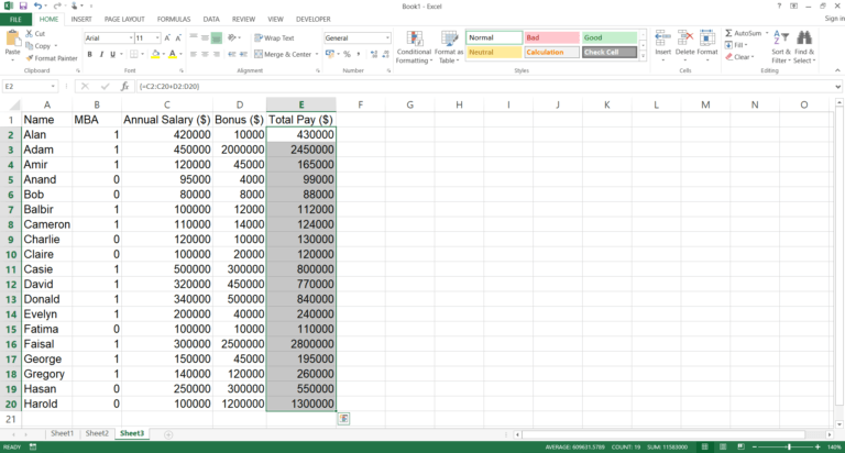 Excel Array Formulas - Overview, Single Output, Array Output