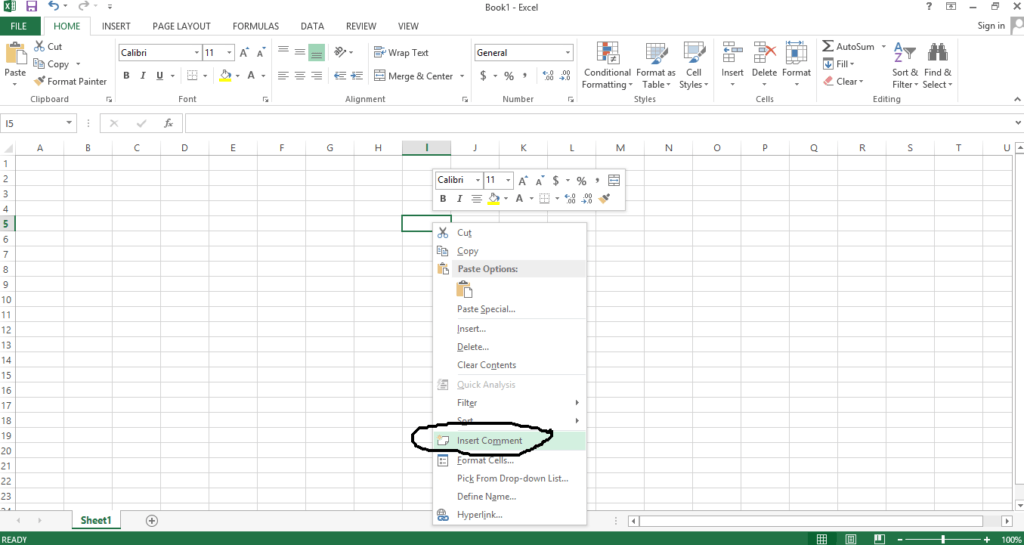 How to cross out a cell in Excel