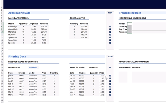 Excel Functions for Data Preparation - TRANSPOSE Function