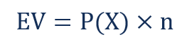 Expected Value (EV) - Formula