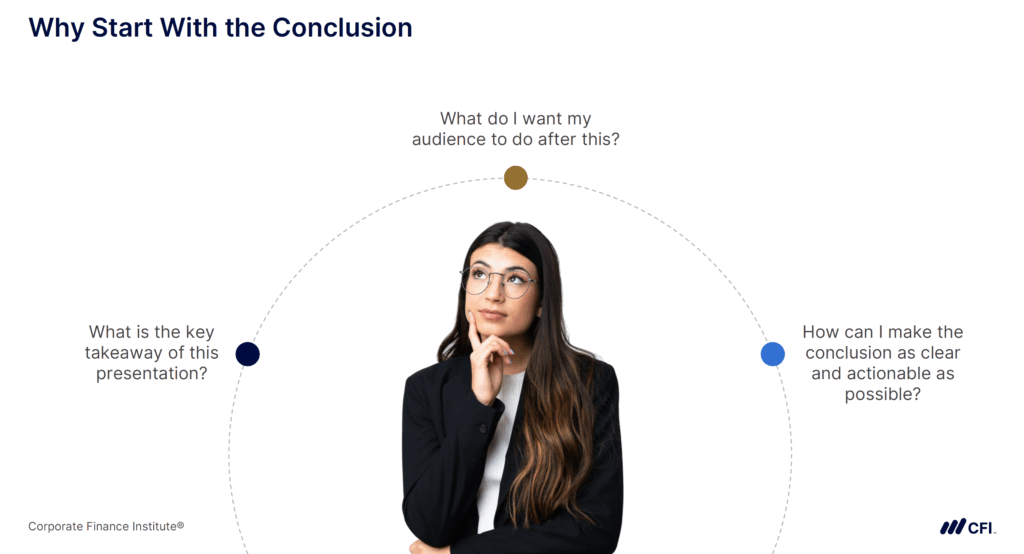 Financial Presentation Structure - Why Start With the Conclusion