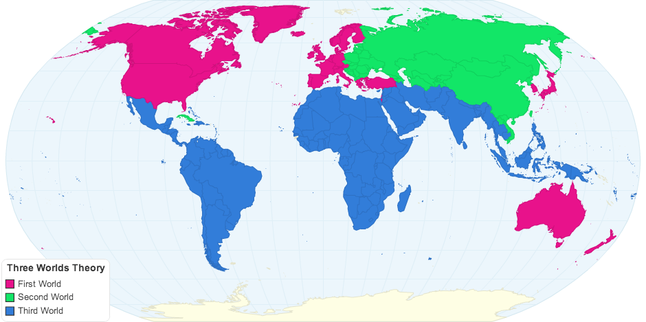 Map Of First Second And Third World Countries First World - Definitions, Membership Criteria, Example