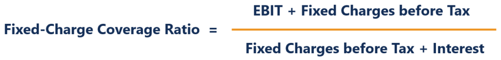 Fixed-Charge Coverage Ratio Formula
