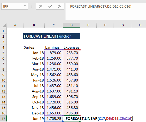 How To Create Linear Forcast Excel Factory Sale | emergencydentistry.com