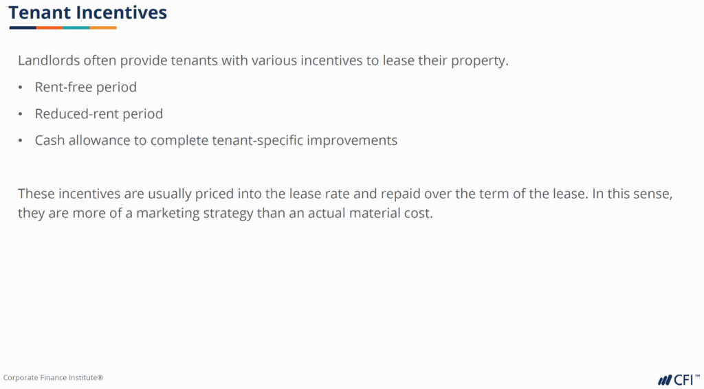 Tenant Incentives