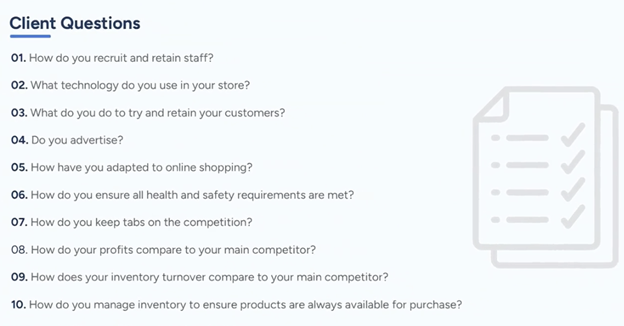 IBISWorld - Client Questions