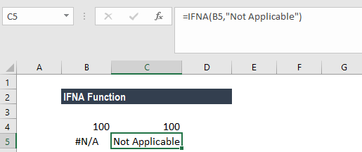 IFNA Function - Example