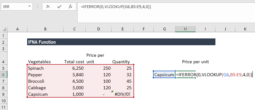 IFNA Function - Example 2a