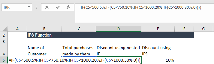 Ifs Function In Excel Formula Examples How To Use Ifs Function