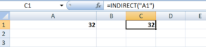 INDIRECT Function in Excel