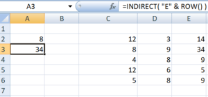 Indirect Function - Excel Users (3)