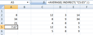 Indirect Function - Excel Users (5)