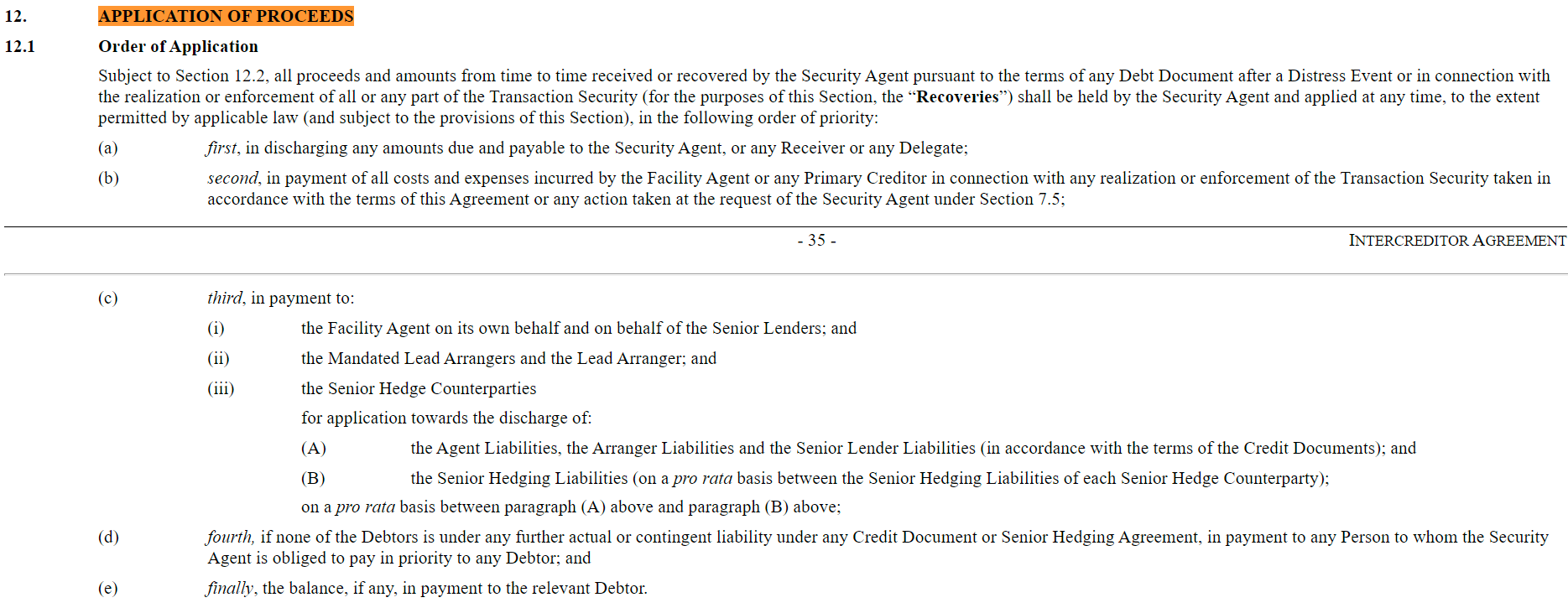Intercreditor Agreement Overview, Significance, Key Provisions